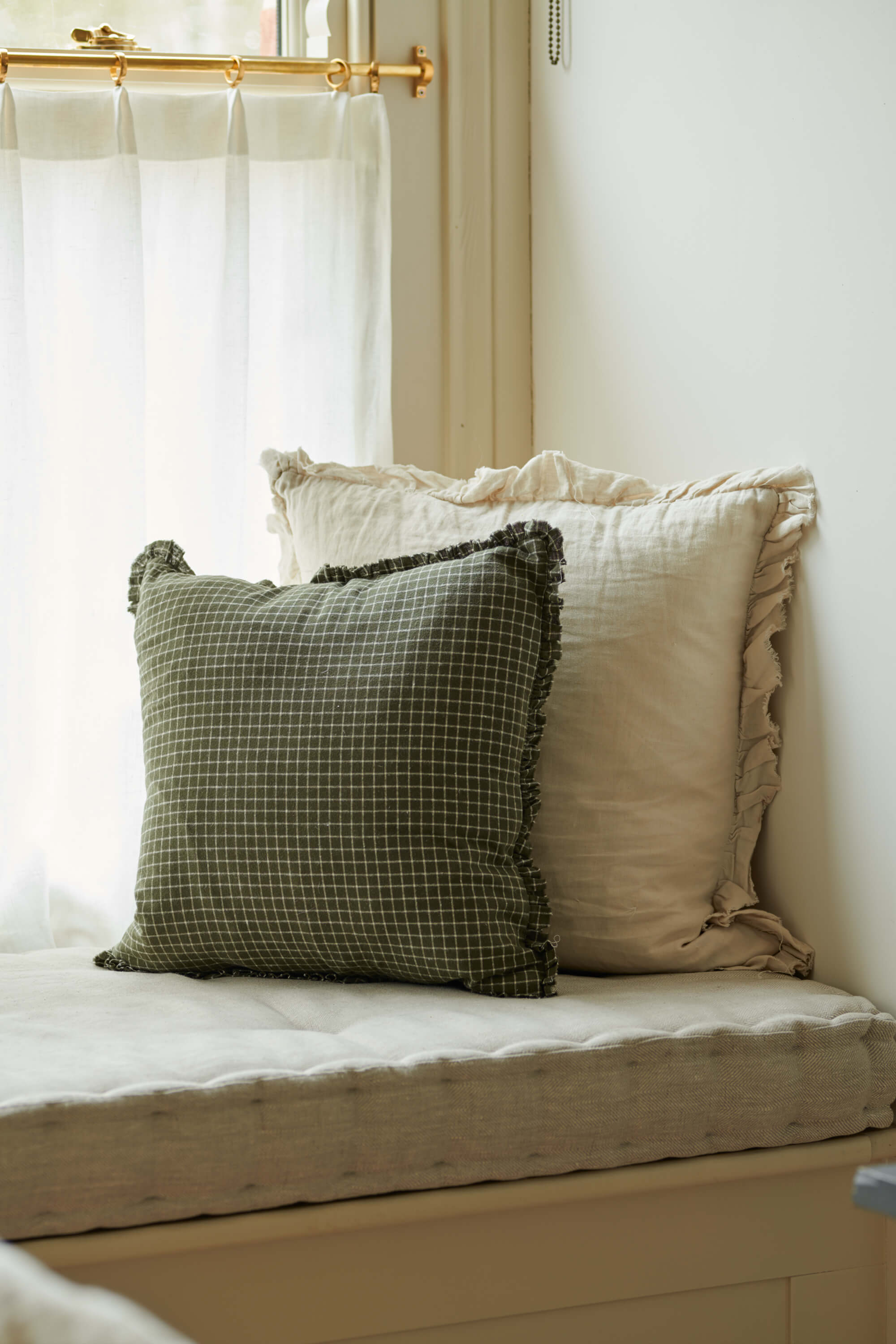 oka cushion sale, cushions, green bolster cushion, oka cushions, glassette cushions, handmade cushions, bolster cushion