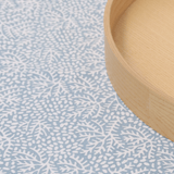 Minerals Hand Blocked Printed Tablecloth | Blue and White