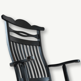 Edwardian Ebonised Folding Colonial Campaign Chair