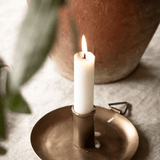 Hand Forged Brass Candle Holder