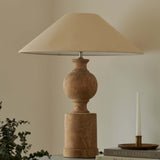 wood lamp, reclaimed wood lamp, wooden lamp, oka lamp, the old and new company,  neptune lamp, layered living, hudson home