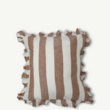 ruffle cushion, stripe cushion, neptune homeware, hudson home, zara home, the old and new company
