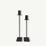 candlesticks, iron candlesticks, black candlesticks