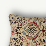 Ada Floral Cream and Red Vintage Kilim Cushion