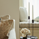 candlesticks, black candlesticks