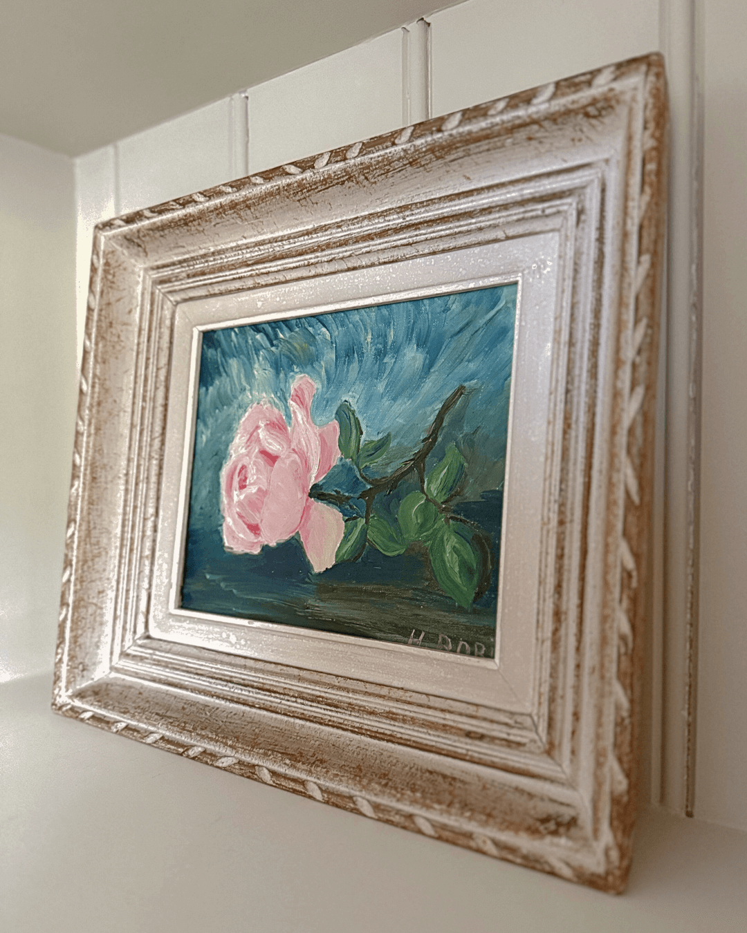 oil painting, floral painting, antique floral painting, vintage french artwork, vintage art, antique oil painting, antique artwork
