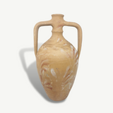 Unique Tall Vintage Hand Painted Mediterranean Pot Vase