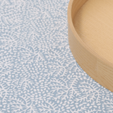 Minerals Hand Blocked Printed Tablecloth | Blue and White