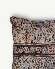 Load image into Gallery viewer, Darcy Red and Blue Vintage Kilim Cushion
