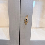 Hand Painted Victorian Display Cabinet