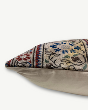 Load image into Gallery viewer, Darcy Red and Blue Vintage Kilim Cushion
