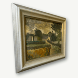Vintage Landscape Painting by Raphael Montoliu, 1969