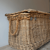 Victorian Industrial Basket On Wheels