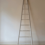Antique Decorative Ladder in Chippy White Paint