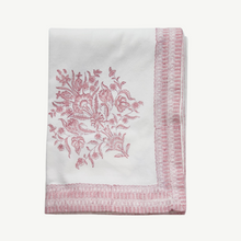 Load image into Gallery viewer, the old and new company, roza blue, table cloth, summer tablecloth, pink tablecloth, cutter brooks, the curated store, oka
