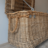 Victorian Industrial Basket On Wheels