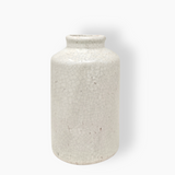 White Crackle Glaze Vase