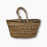 Hand Woven Basket Shopper Bag