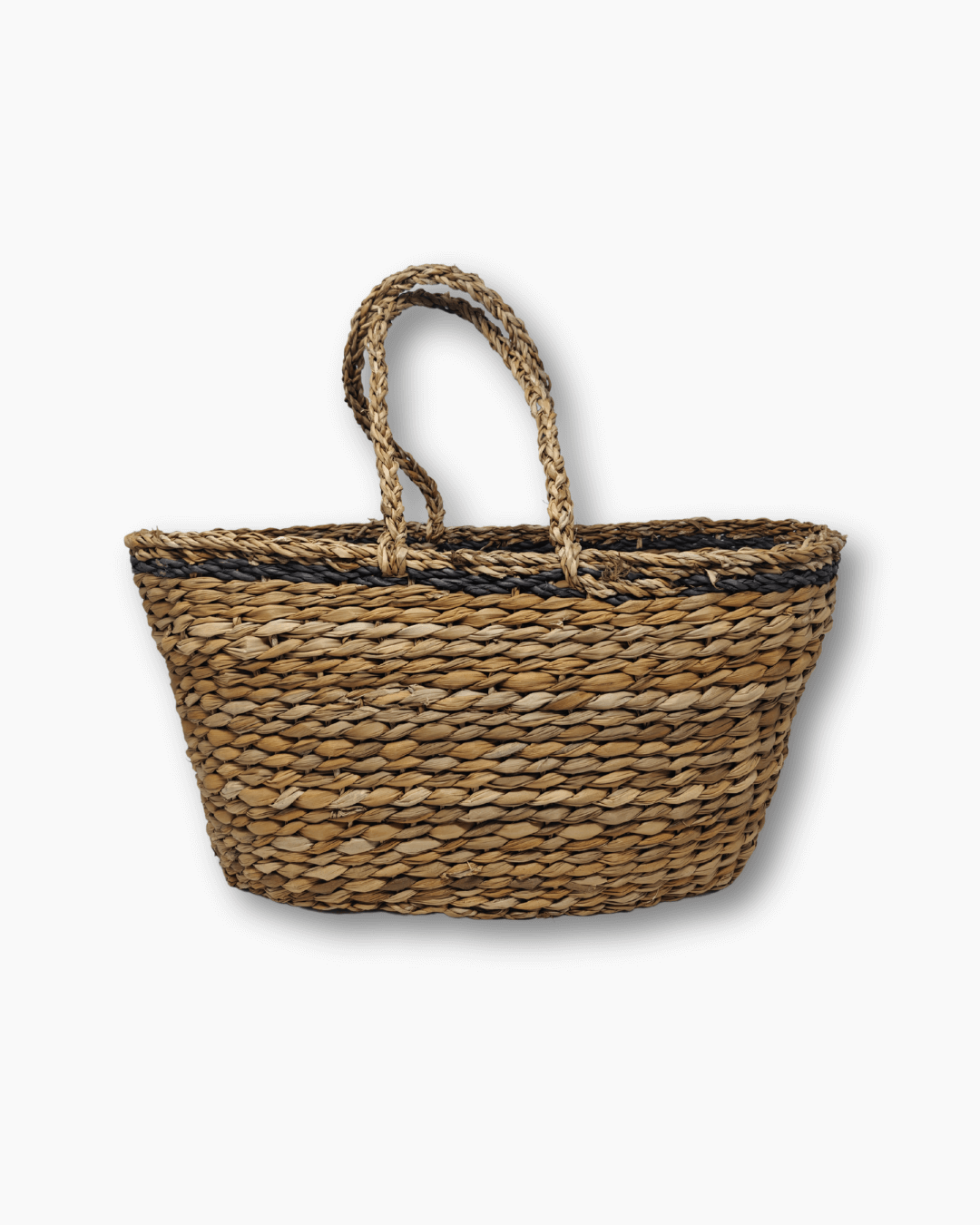 Hand Woven Basket Shopper Bag