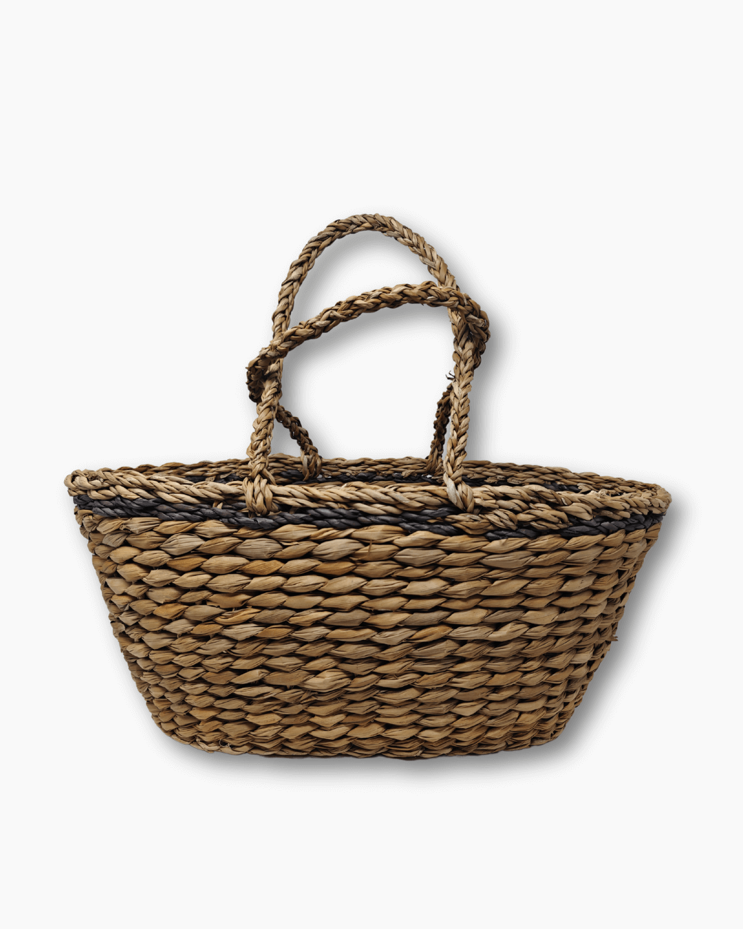 Hand Woven Basket Shopper Bag