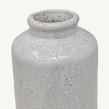 White Crackle Glaze Vase