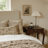 The Lyra Block Print Cushion
