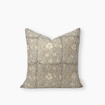Block print cotton cushion cover from british independent homeware brand The Old And New Company.