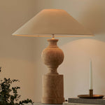 wood lamp, reclaimed wood lamp, wooden lamp, oka lamp, the old and new company,  neptune lamp, layered living, hudson home