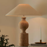 wood lamp, reclaimed wood lamp, wooden lamp, oka lamp, the old and new company,  neptune lamp, layered living, hudson home