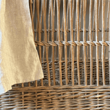 decorative antiques, antique basket, basket on wheels, antique shops, vinterior, french basket, firewood basket, storage basket, large basket