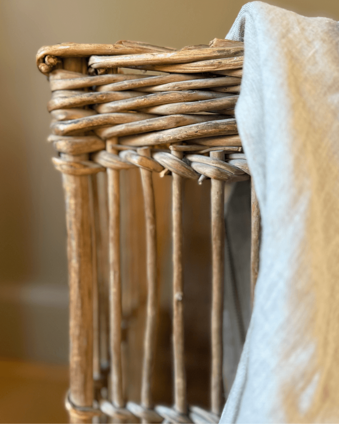 decorative antiques, antique basket, basket on wheels, antique shops, vinterior, french basket, firewood basket, storage basket, large basket