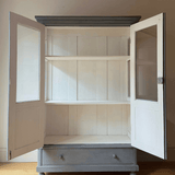 Hand Painted Victorian Display Cabinet