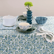 Load image into Gallery viewer, blue tablecloth
blue and white tablecloth
blue tablecloth
mrs alice
the old and new company
oka tablecloth
rosie dhalia
blue and green tablecloth
blue and white tablecloth
christmas tablecloth
indian tablecloth
floral tablecloth
block print table cloth
table cloth
tablecloth
cotton tablecloth
high quality tablecloth
