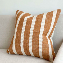 Load image into Gallery viewer, soho home, rust cushion, weaved cushion, textured cushion, modern farmhouse, the old and new company
