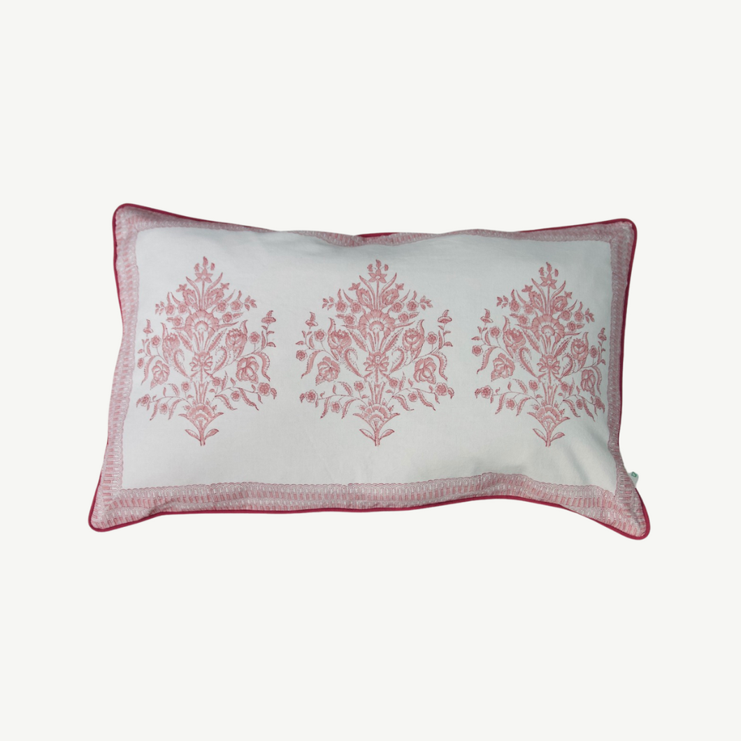 Varmala Lumbar Cushion | Pink