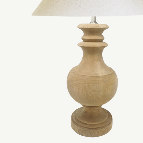 balustrade lamp, wood lamp, reclaimed wood lamp, pooky lamp, oka lamp