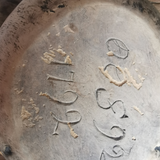 Very Old Antique Swedish Baptism Bowl Dated 1792 With Provenance