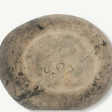 Very Old Antique Swedish Baptism Bowl Dated 1792 With Provenance