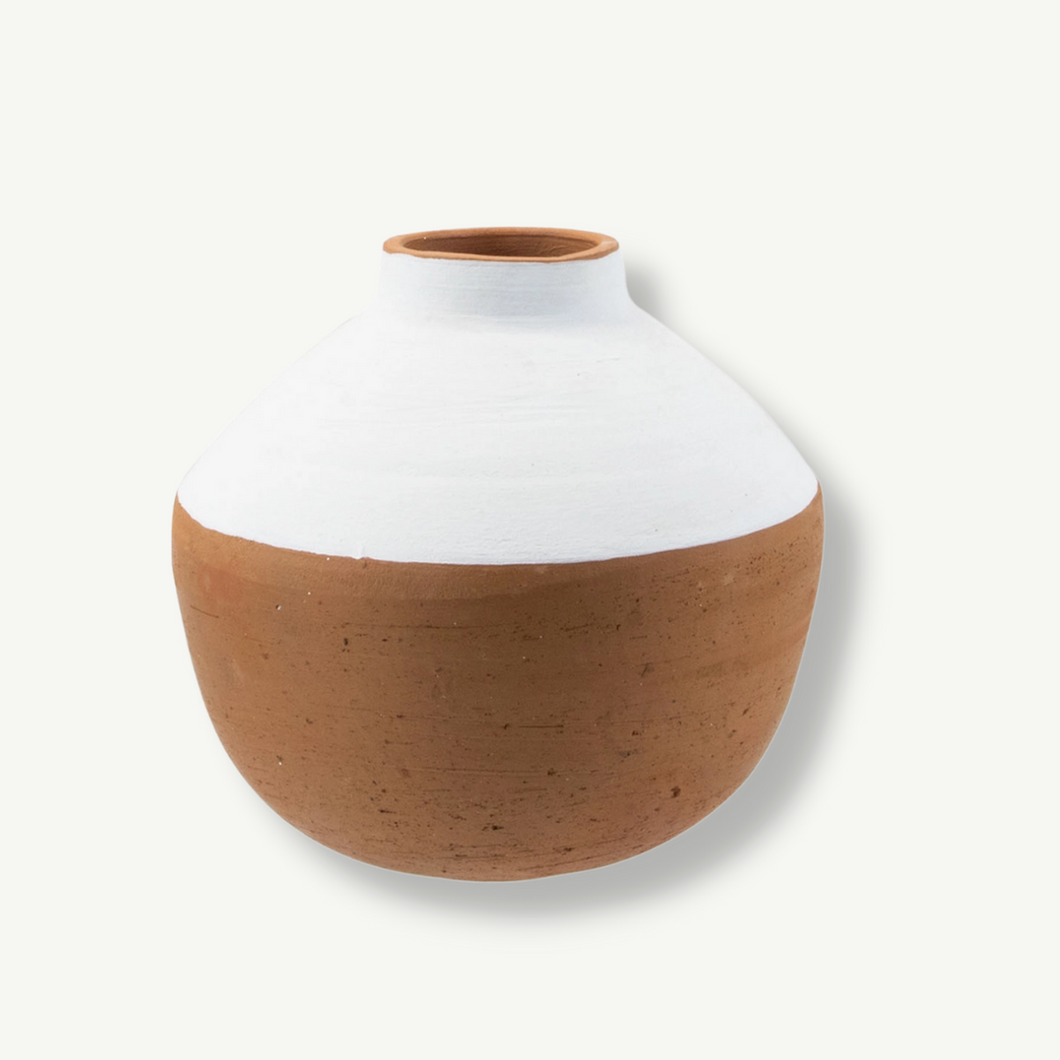 terracotta pot, rustic vase, antique jug, stoneware, house nine design