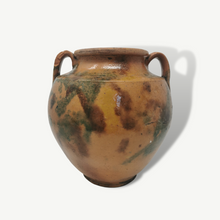 Load image into Gallery viewer, Vintage Mediterranean Hand Painted Glazed Pot Vase
