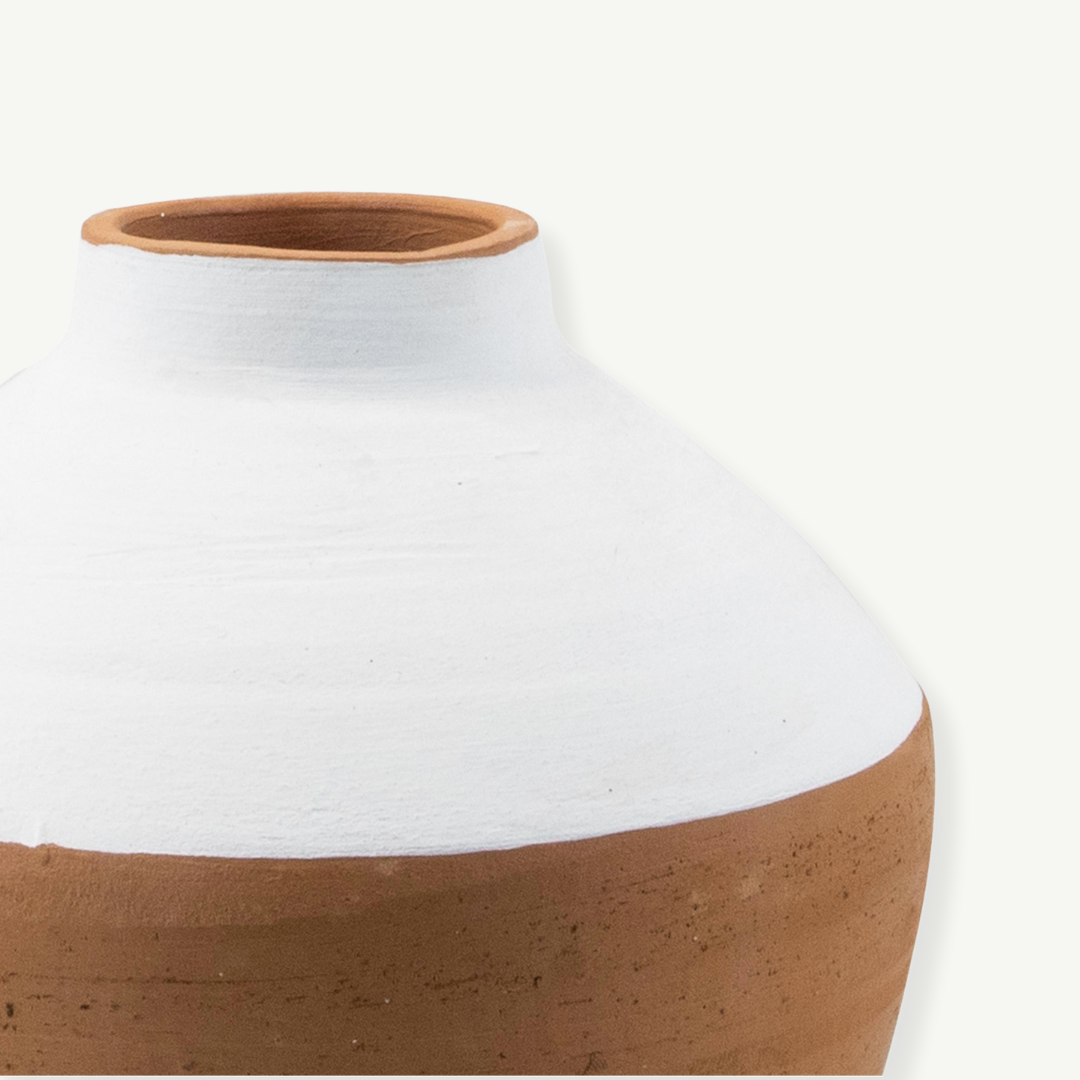 terracotta pot, rustic vase, antique jug, stoneware, house nine design
