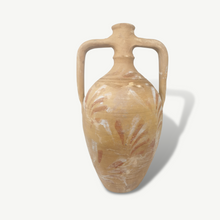 Load image into Gallery viewer, Unique Tall Vintage Hand Painted Mediterranean Pot Vase

