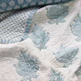 Tree of Life Hand Blocked Quilted Bedspread | 220 x 240cm
