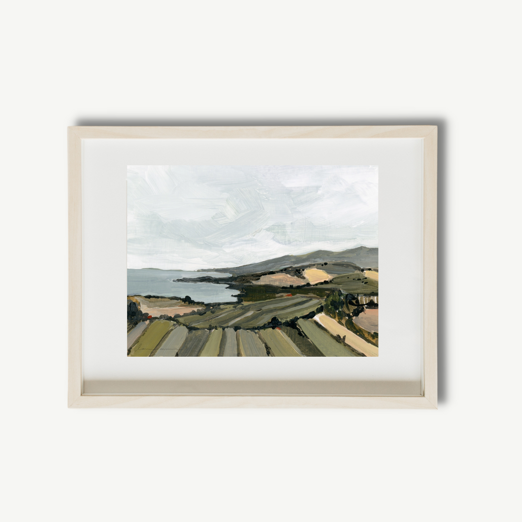 View Of The French Coast | Canvas Print