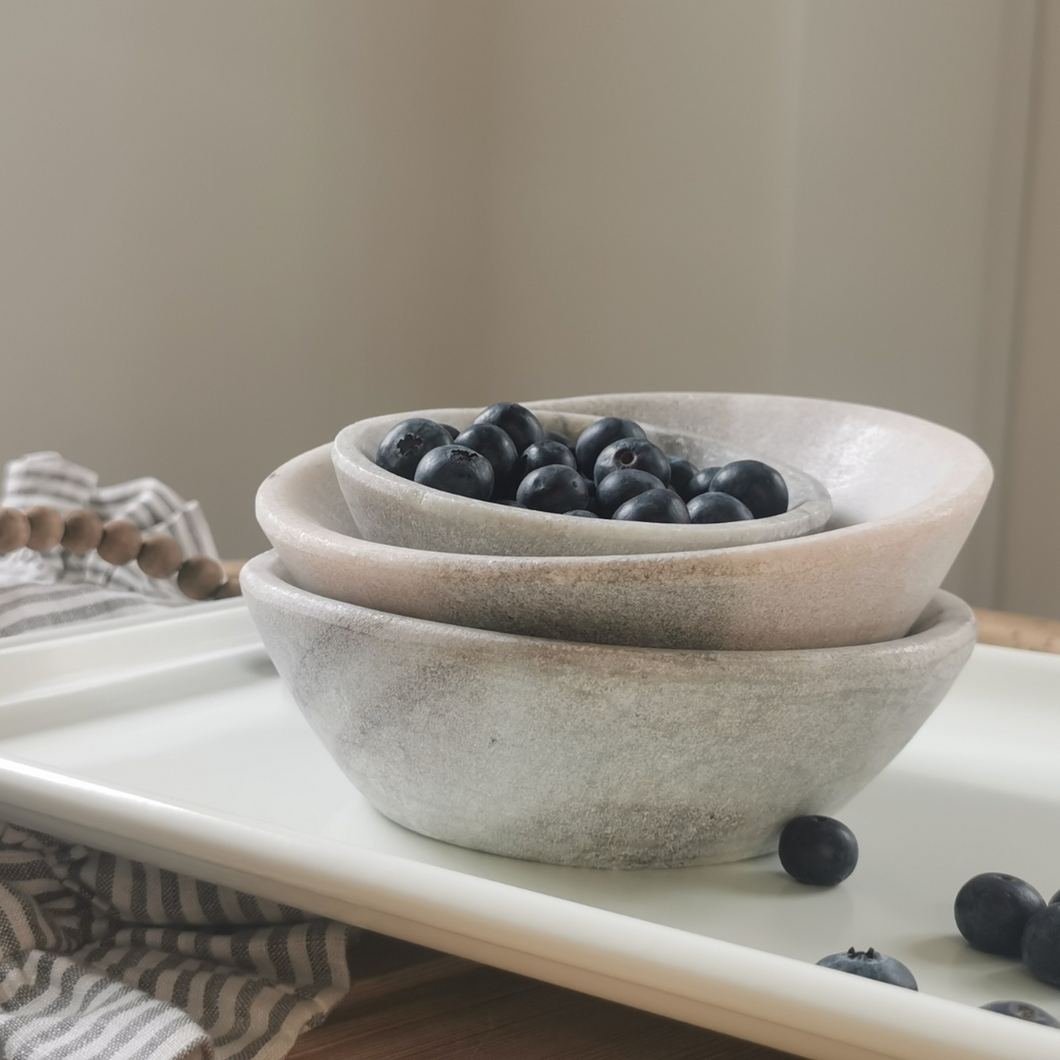 Small Raw Marble Bowl