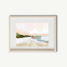 Load image into Gallery viewer, Peach Beach Canvas Print
